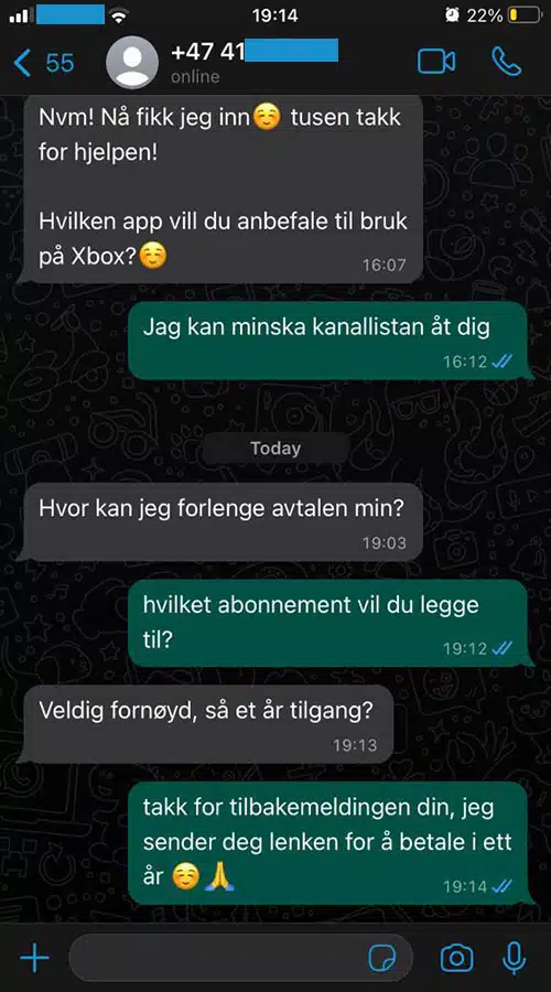 Hjem IPTV NORGE 20 - IPTV NORGE testimonials