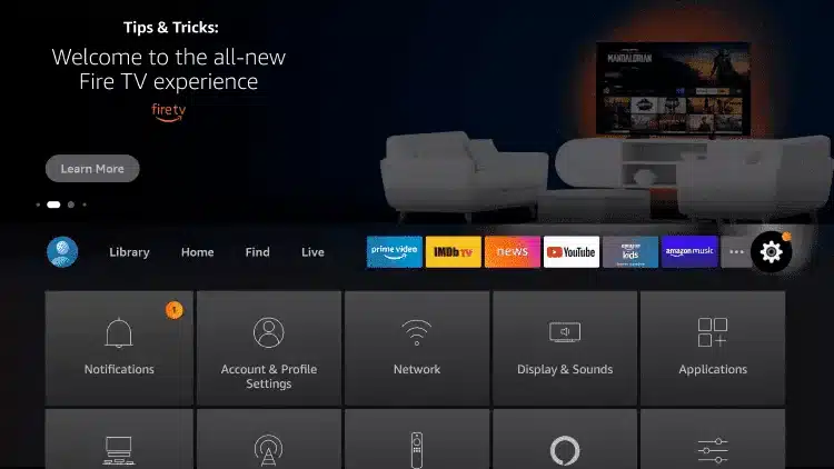 Installasjon IPTVNOR 11 - IPTV NORGE downloader on firestick new interface 9 - Installasjon IPTVNOR